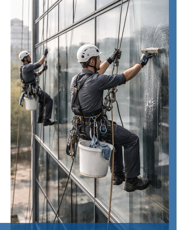 Мойка сплошного остекления в Рязани, заказать от 308 р.| ВЫСОТНИК-Рзн