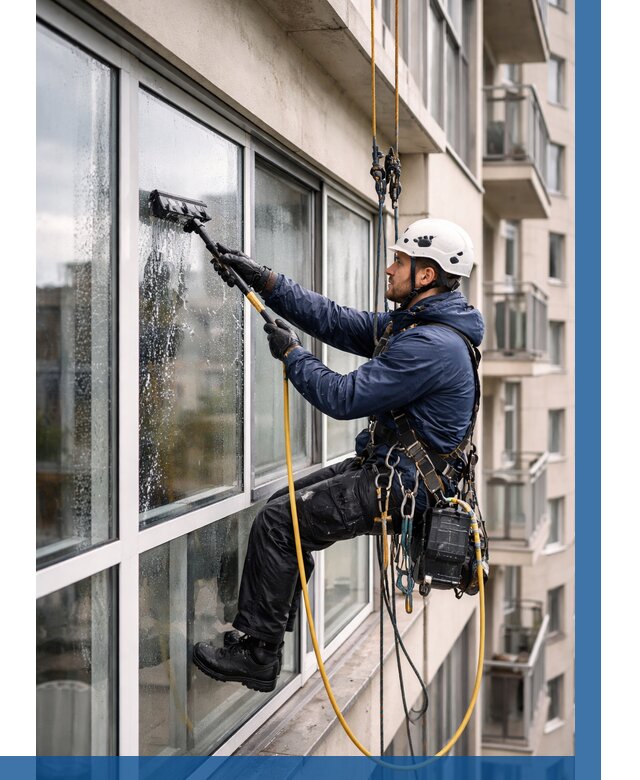 Мойка балконного остекления в Рязани от 3594 р. | ВЫСОТНИК-Рзн