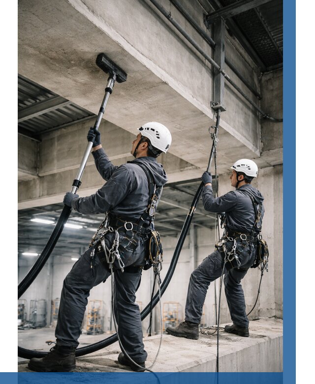 Обеспыливание потолочных конструкций в Рязани от 257 р. |ВЫСОТНИК-Рзн