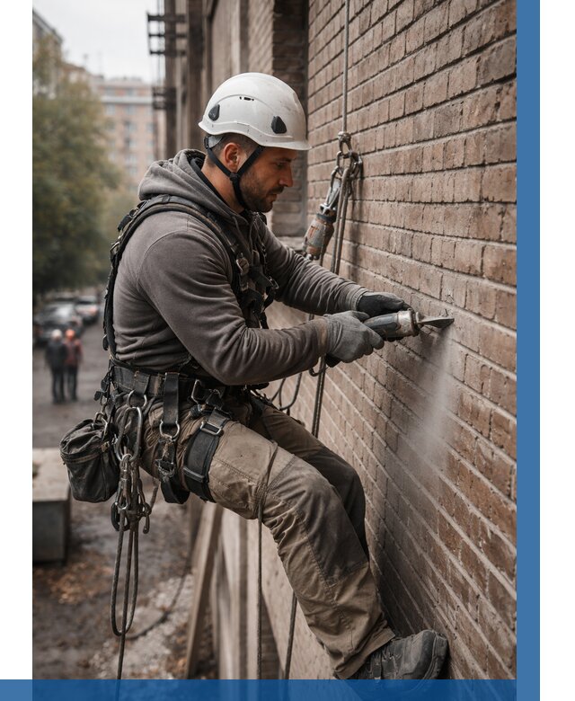 Расшивка кирпичных швов в Рязани от 616 р. | ВЫСОТНИК-Рзн