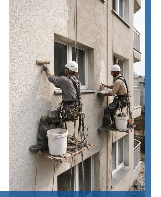 Нанесение короеда на фасад в Рязани от 462 р. | ВЫСОТНИК-Рзн