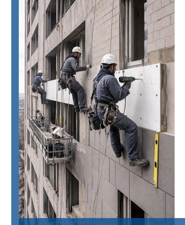 Монтаж фасадных термопанелей высокого качества в Рязани