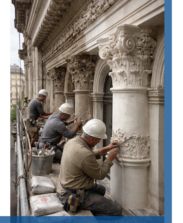 Реставрация фасадной лепнины в Рязани от 2567 р. | ВЫСОТНИК-Рзн