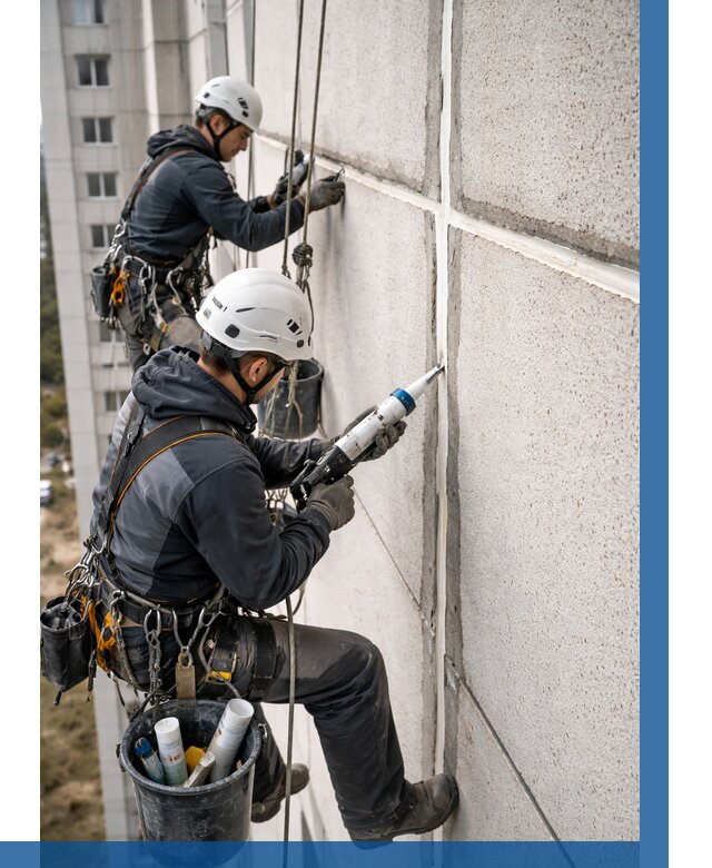 Герметизация межпанельных швов в Рязани от 719 р. | ВЫСОТНИК-Рзн