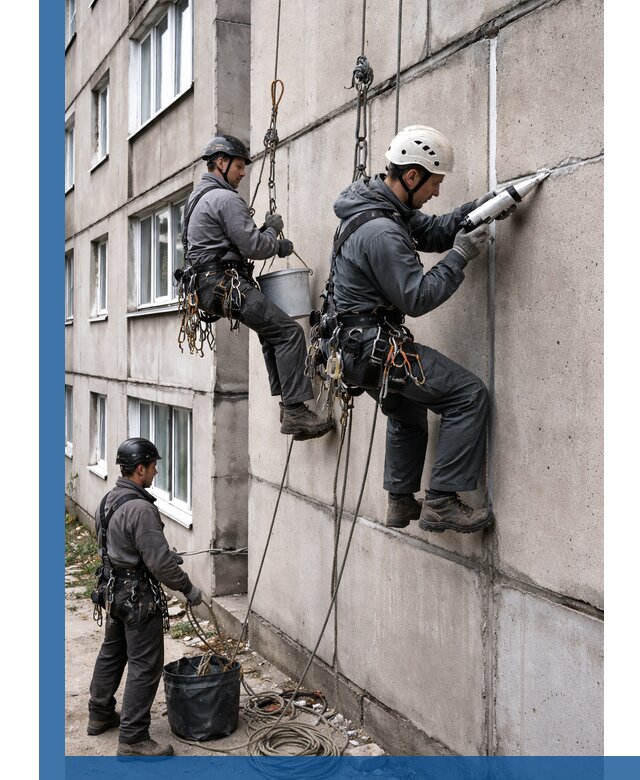 Герметизация межпанельных швов в Рязани с гарантией герметичности