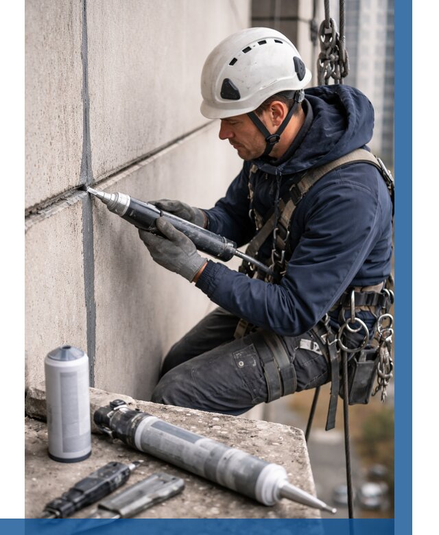 Вторичная герметизация швов в Рязани от 462 р. | ВЫСОТНИК-Рзн