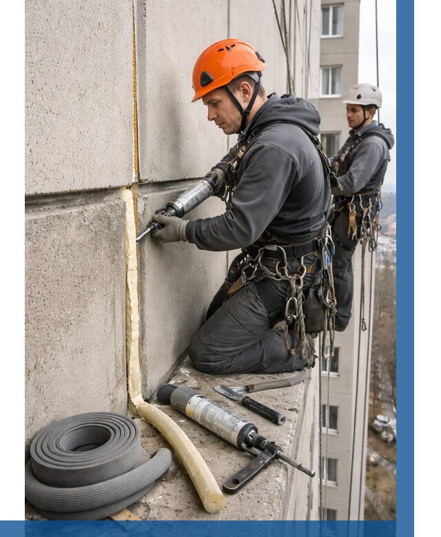 Теплый шов межпанельные швы в Рязани от 719 р. | ВЫСОТНИК-Рзн