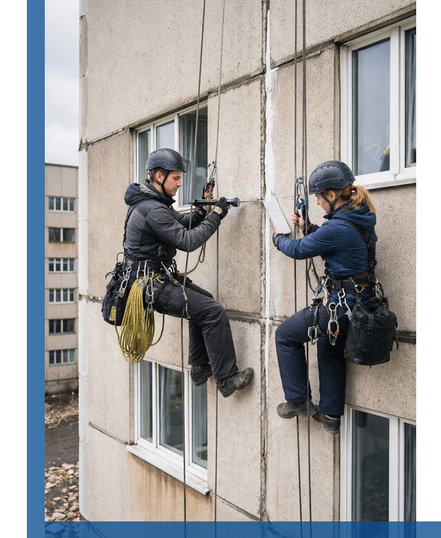 Герметизация межпанельных швов тёплым швом в Рязани