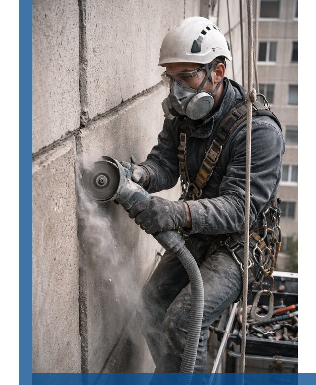 Штробление межпанельных швов в Рязани качественно и быстро