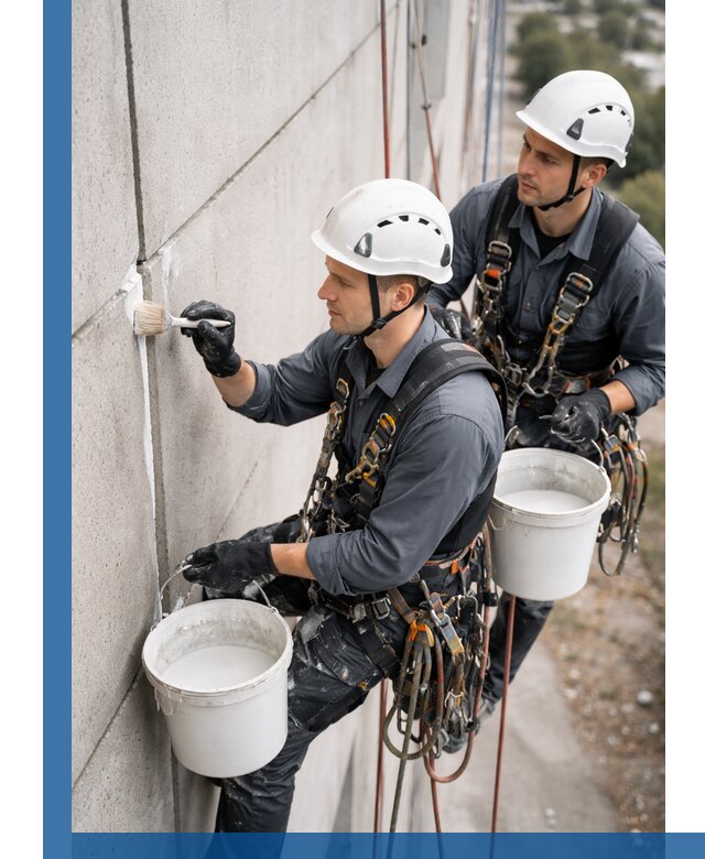 Противогрибковая обработка швов в Рязани для фасадов и кровель