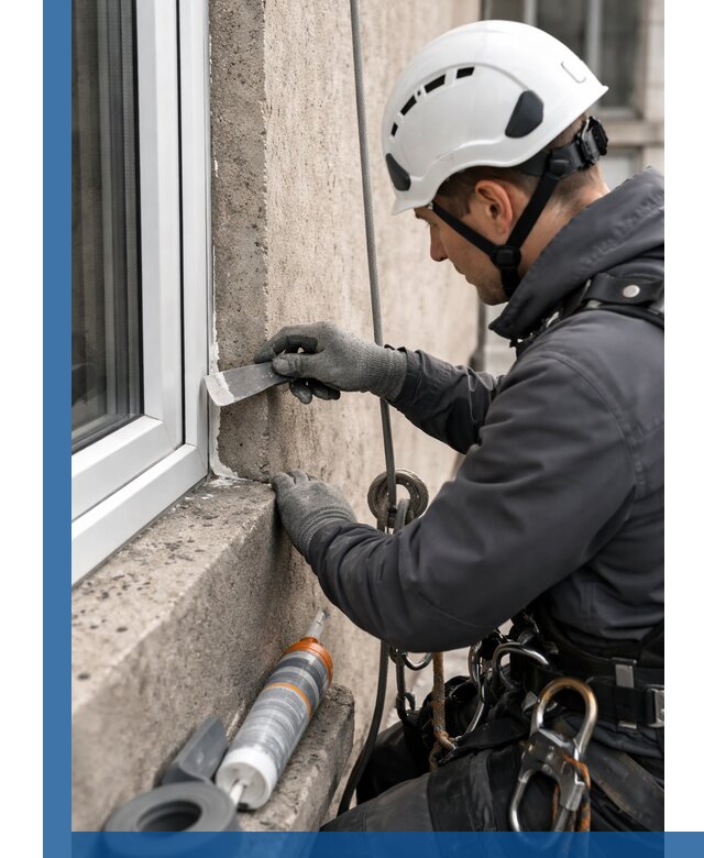 Герметизация монтажных швов окон в Рязани с гарантией качества