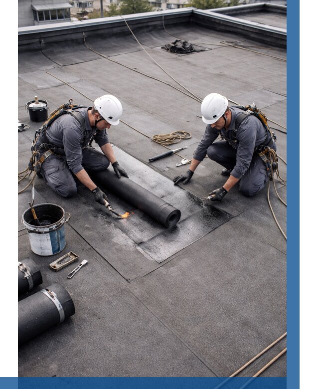 Ремонт мягкой кровли под ключ в Рязани от 719 р. | ВЫСОТНИК-Рзн