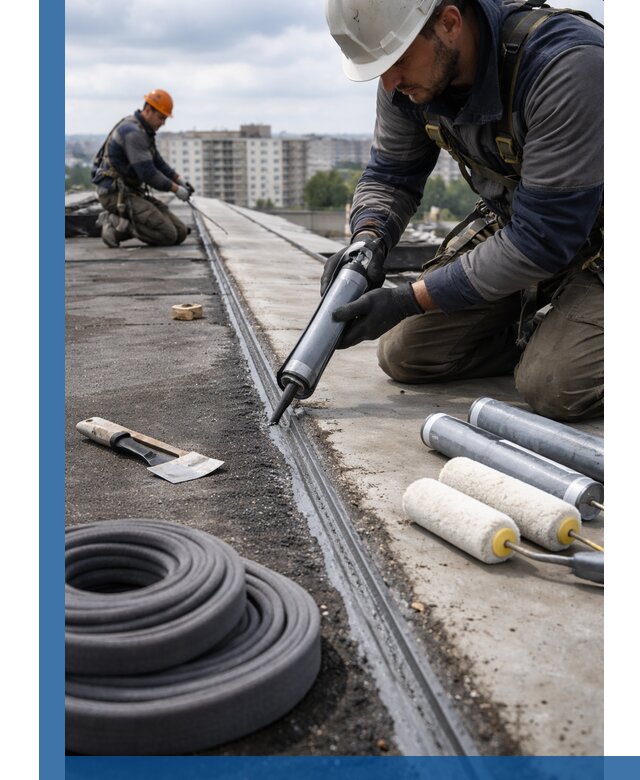 Герметизация швов кровли в Рязани с гарантией герметичности