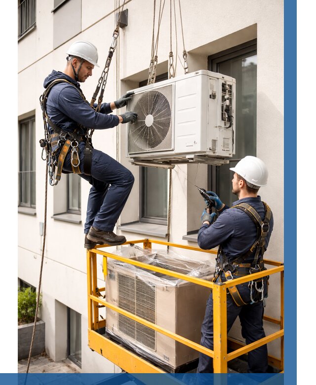 Демонтаж внешнего блока кондиционера в Рязани от 3594 р. | ВЫСОТНИК-Рзн