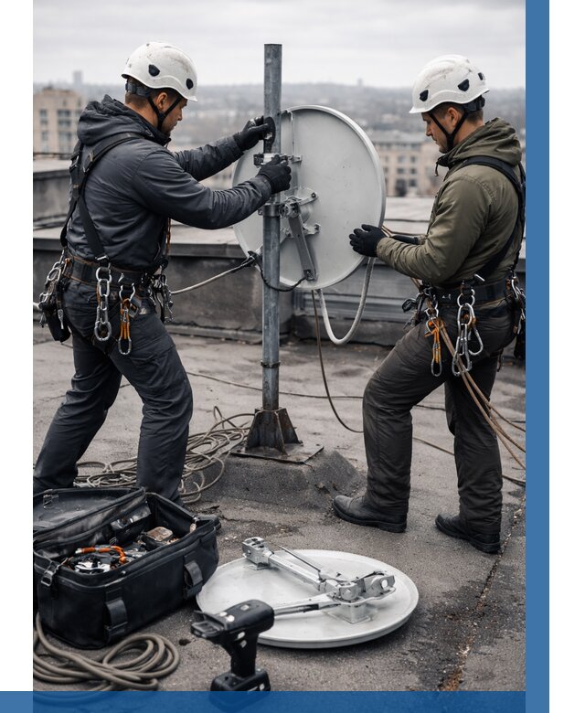 Демонтаж антенн на крыше в Рязани от 4621 р. | ВЫСОТНИК-Рзн