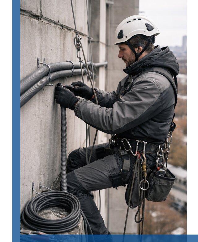 Профессиональный монтаж гофры для кабеля в Рязани с гарантией