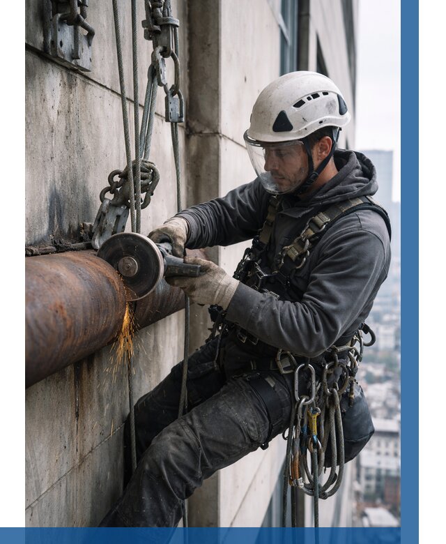 Резка металла на высоте в Рязани по цене от 4621 р. | ВЫСОТНИК-Рзн