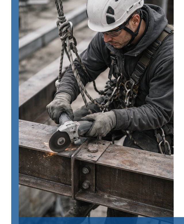 Резка металла на высоте в Рязани для зданий и конструкций