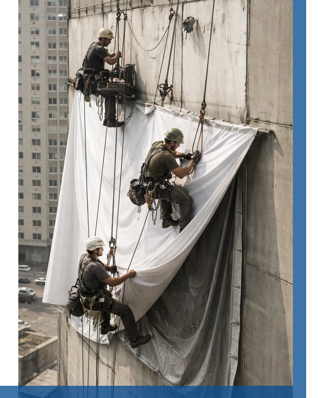 Замена баннерного полотна в Рязани от 6674 р. | ВЫСОТНИК-Рзн—заказать