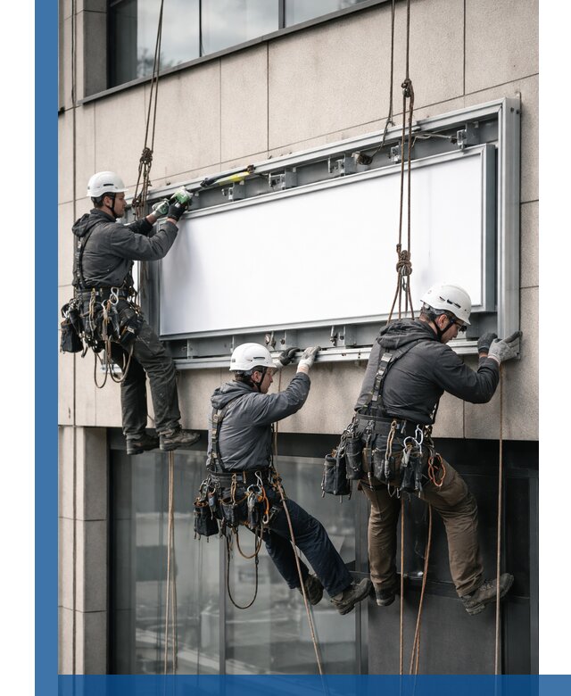 Профессиональный монтаж светового короба под ключ в Рязани