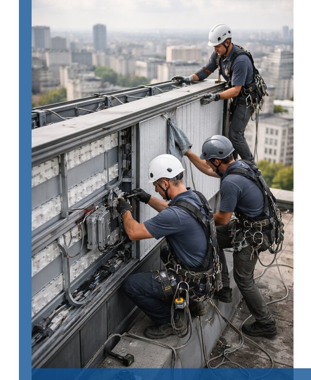 Профессиональное обслуживание крышной рекламы в Рязани под ключ