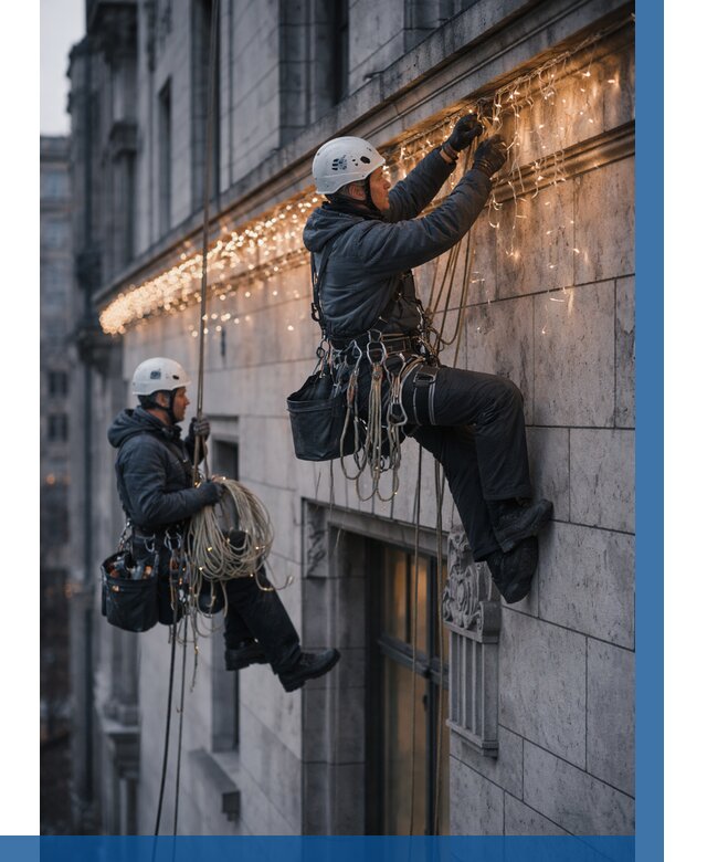 Монтаж новогодней иллюминации в Рязани от 8728 р. | ВЫСОТНИК-Рзн