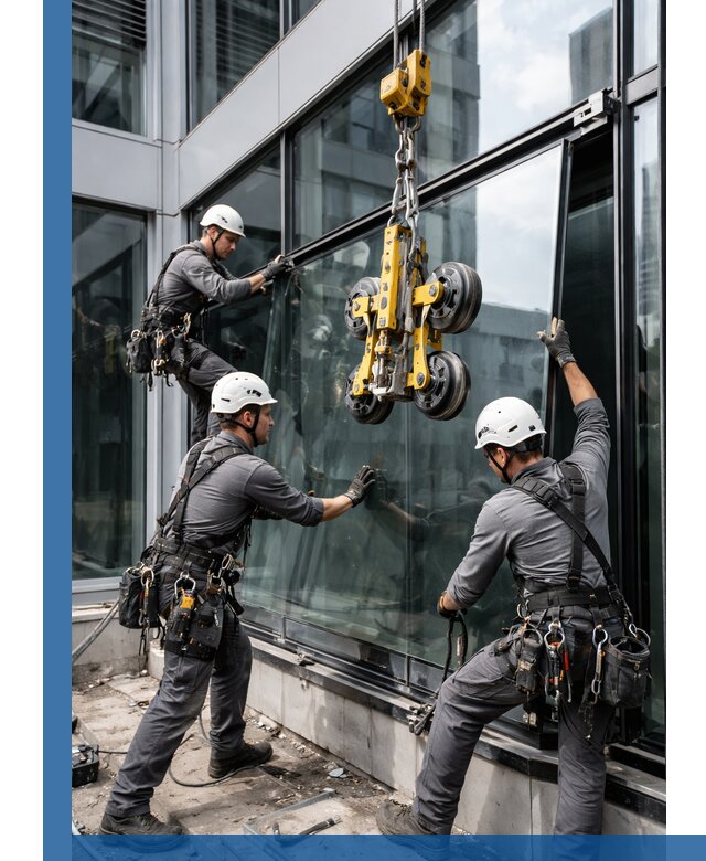 Структурное остекление фасадов в Рязани монтаж и обслуживание