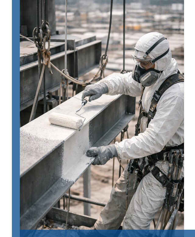 Профессиональная огнезащитная обработка металлоконструкций в Рязани