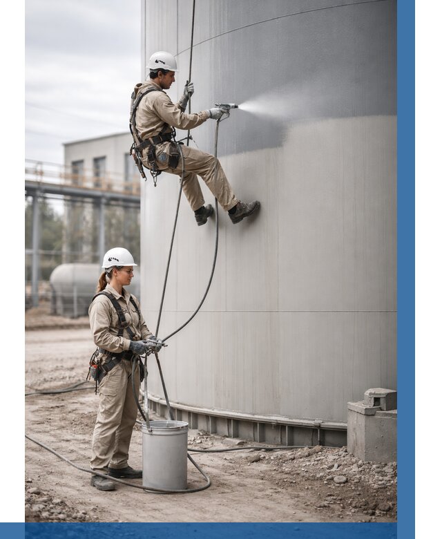 Покраска резервуаров в Рязани от 1232 р. | ВЫСОТНИК-Рзн — заказать