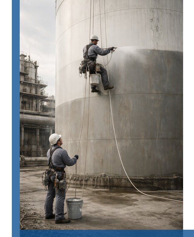 Покраска стальных резервуаров и емкостей в Рязани профессионально