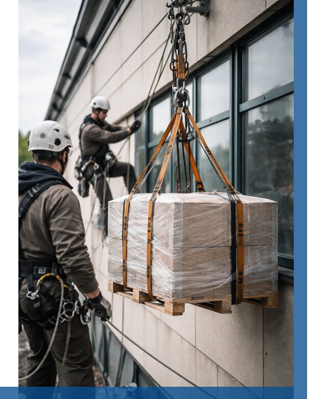 Подъем груза на высоту в Рязани от 3080 р. | ВЫСОТНИК-Рзн