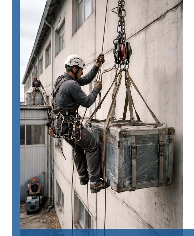 Подъем грузов на высоту в Рязани для промышленных объектов