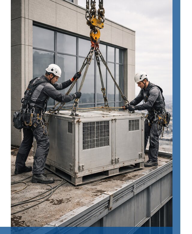 Такелажные работы на высоте в Рязани от 8214 р. | ВЫСОТНИК-Рзн