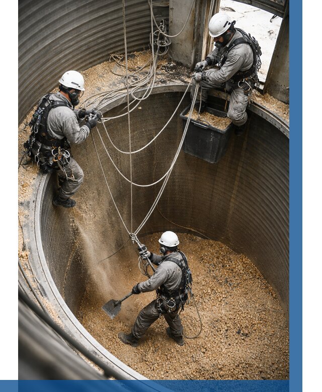 Чистка зерновых бункеров в Рязани от 12322 р. | ВЫСОТНИК-Рзн