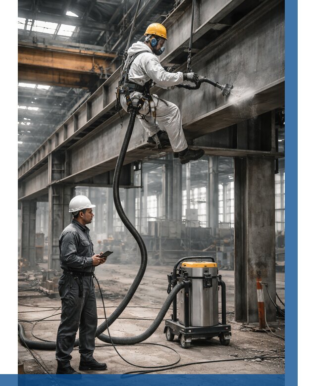 Обеспыливание конструкций в цехе в Рязани от 4313 р. | ВЫСОТНИК-Рзн