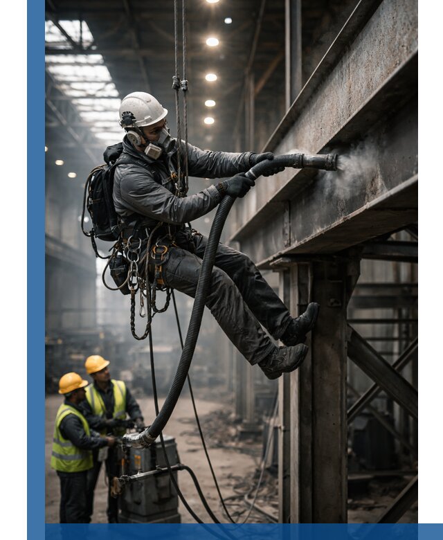 Обеспыливание конструкций в цехах промышленного производства в Рязани