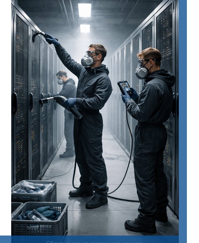 Обеспыливание серверной комнаты в Рязани от 4621 р. | ВЫСОТНИК-Рзн