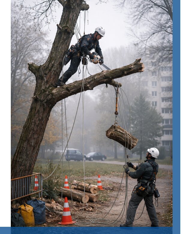 Удаление аварийных деревьев в Рязани от 15402 р. | ВЫСОТНИК-Рзн