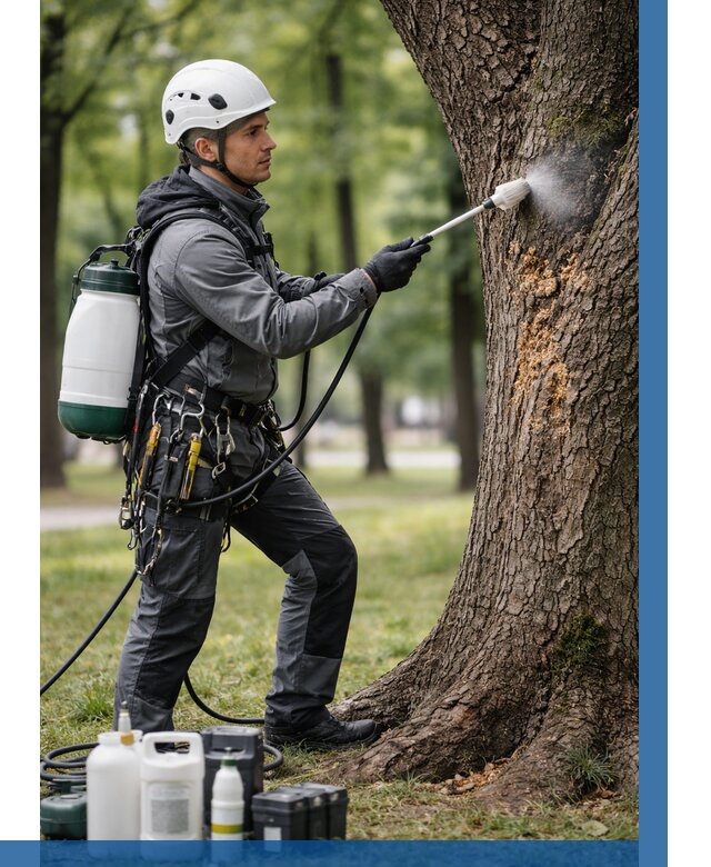 Обработка деревьев от вредителей в Рязани от 4621 р. | ВЫСОТНИК-Рзн